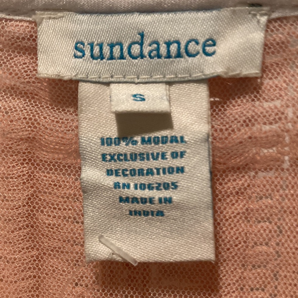 NWT Sundance Boho Rousseau Sheer Blouse Size Small - Picture 4 of 9